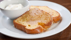 Brioche perdue à la vanille