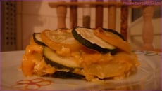 Duo de courgettes au cheddar