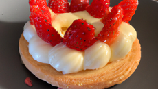 Craquant crémeux aux fraises