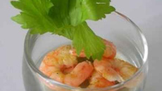 Verrine crevettes-citron