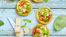 Tartelettes du soleil au Morbier