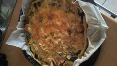 Tarte au thon et poireaux