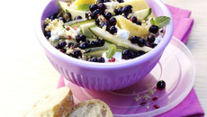 Salade de quinoa aux myrtilles