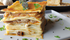 Lasagnes au foie gras