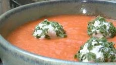 Gaspacho onctueux au chèvre