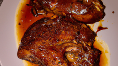 Côtes de porc au miel