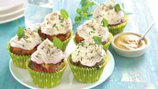 Cupcakes à la moutarde et tomates confites