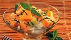 Salade de melon et concombre