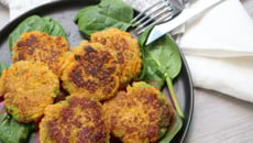 Galettes de quinoa aux carottes