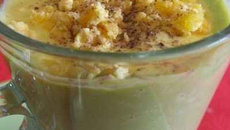 Velouté d'asperges sabayon citron curry