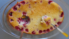 Gratin de framboises "amandine"
