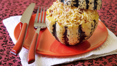 Patidoux farcis au bacon, dattes et comté