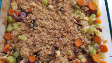 Crumble de petits légumes