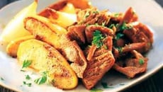 Tripes au cidre et pomme poêlées