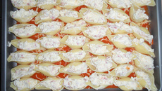 Conchigliati pancetta mascarpone ricotta