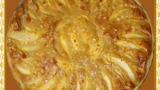 Tarte poires amandes