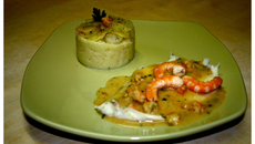 Filet de carrelet sauce crevettes