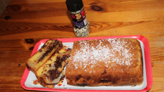 Cake poire chocolat et sésame