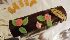 Bûche au chocolat pour les pressés