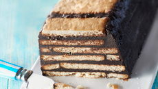 Gâteau au chocolat petits beurre/chocolat sans cuisson