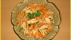 Salade de soja, poulet et noix de cajou