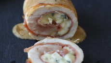 Roulé de poulet à la Fourme d'Ambert