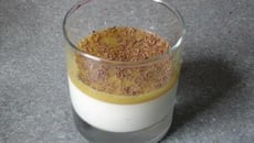 Panna cotta sauce suzette