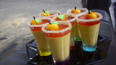 Verrine bavaroise à la nectarine blanche