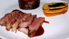 Magret de canard au miel classique