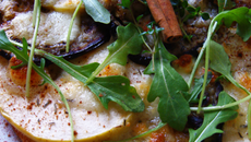 Pizza pomm'aubergine aux épices douces