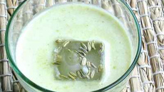 Soupe glacée aux Cosses de Petits Pois