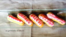 Minis éclairs à la crème pâtissière vanille et rhum