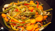 Wok de légumes inratable
