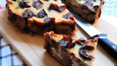 Cake aux champignons et chorizo