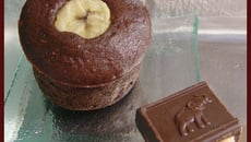 Muffins chocolat bananes
