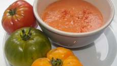 Gaspacho de tomates aux épices