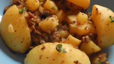 Pommes de terres à l'étouffée à la noix de coco