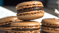 Macarons au chocolat de Delphine