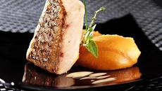Pavé d'ombrine à la purée de patates douces
