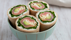 Roulés au saumon et à l'emmental