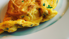 Omelette aux pâtes