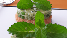 Tartare de concombres à la menthe