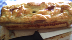Pâté en croûte aux bettes et jambon blanc