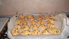Cookies noix de coco et pépites de chocolat