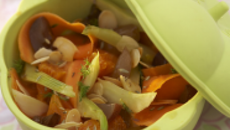 Salade papillote de carottes à l'orientale