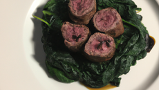 Feuilleté de filet mignon & épinards