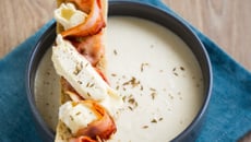 Crème de chou-fleur au Saint-Marcellin et au cumin