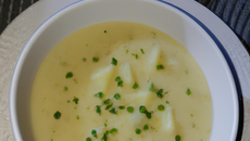 Soupe rapide poireaux-pomme de terre