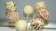 Cake pops citron et framboises