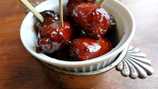 Saucisses caramélisées